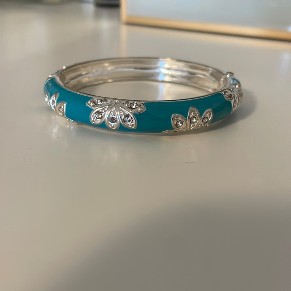 Blue and Silver Bracelet